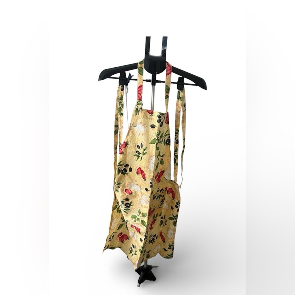 Floral Yellow Apron